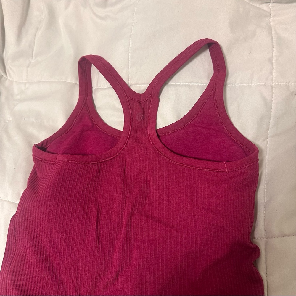 SOLD: Lululemon Magenta/Berry Ebb to Street Tank Top